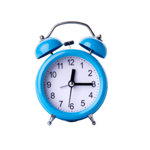 Blue Alarm Clock