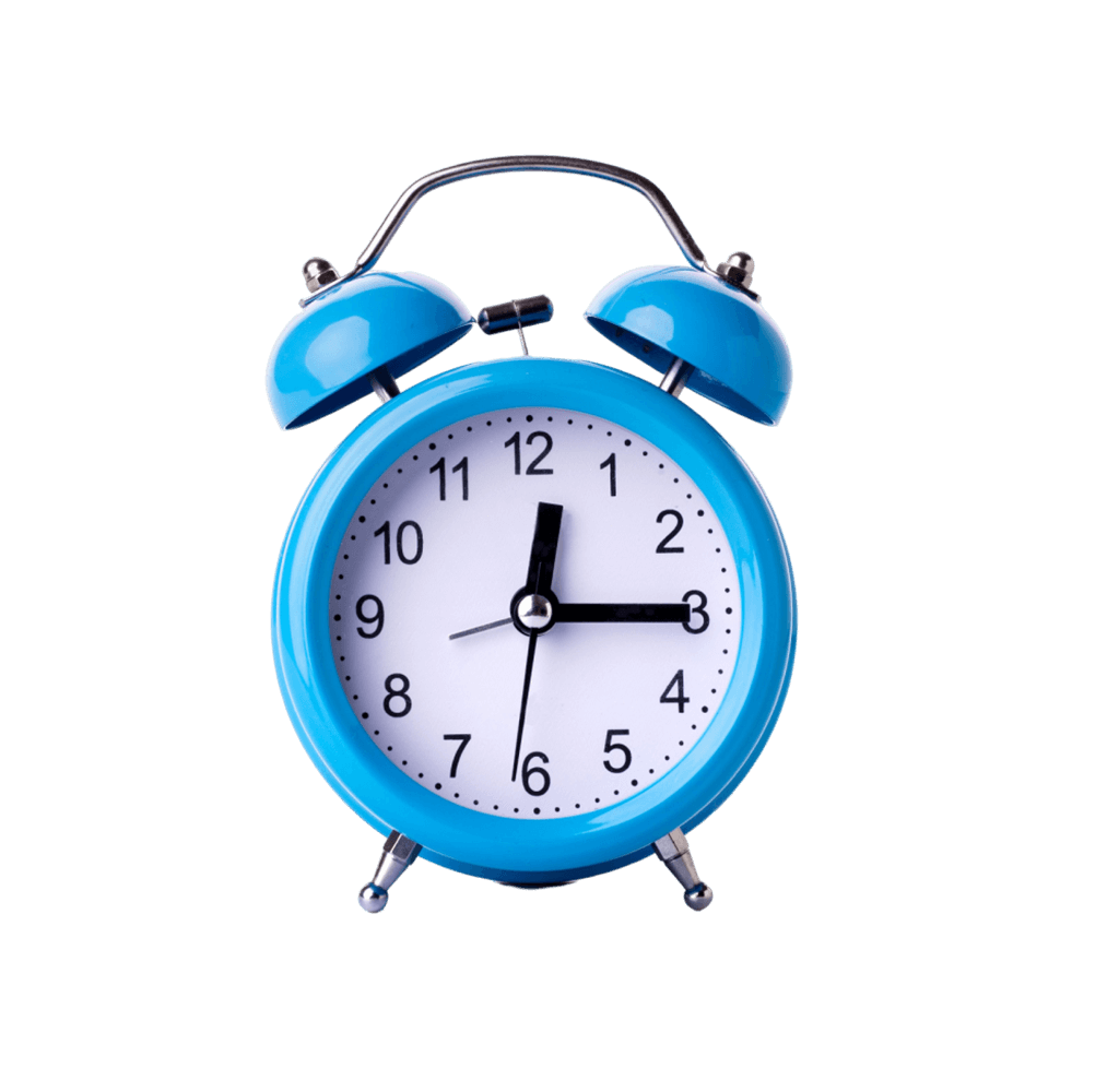 Blue Alarm Clock